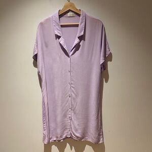 Wilfred Light Purple Button-Down Shirt